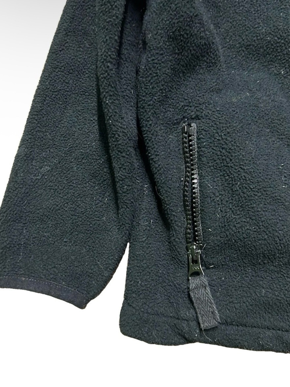 Ralph Lauren Polo Black Fleece Jacket with Red Pony - Picture 2 of 3